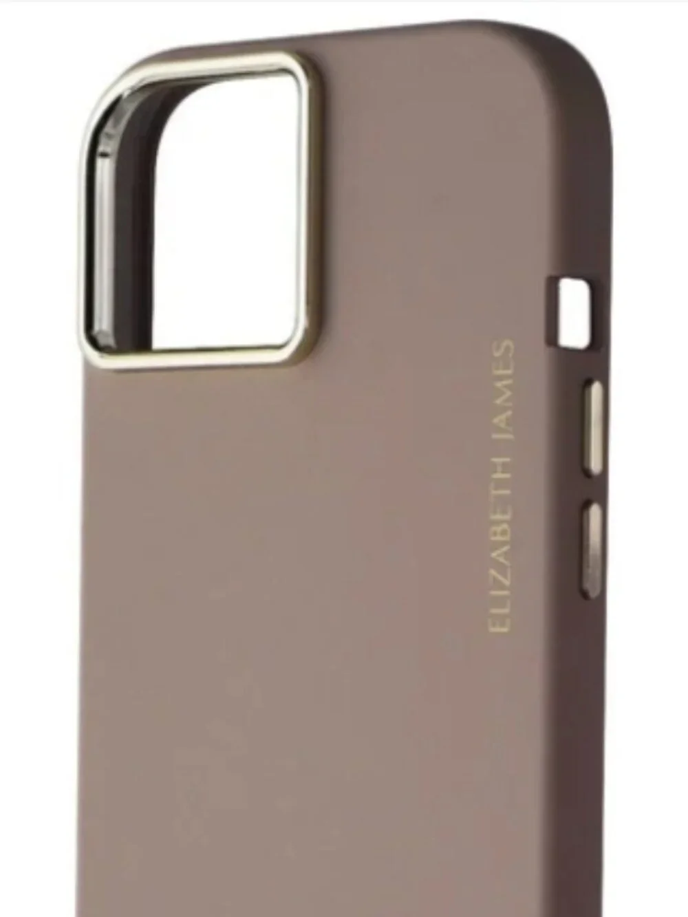 Elizabeth James Silicone Case MagSafe – iPhone 15/14/13 – Taupe – NEW